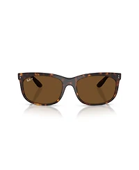 Ray-Ban Unisex Polarized Rectangle Sunglasses, Balorette RB2389