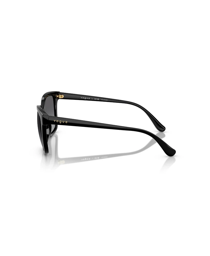 Vogue Eyewear Women's Polarized Rectangle Sunglasses, VO5426S