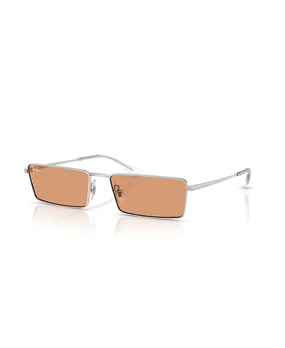 Ray-Ban Unisex Rectangle Sunglasses, Emy RB3741