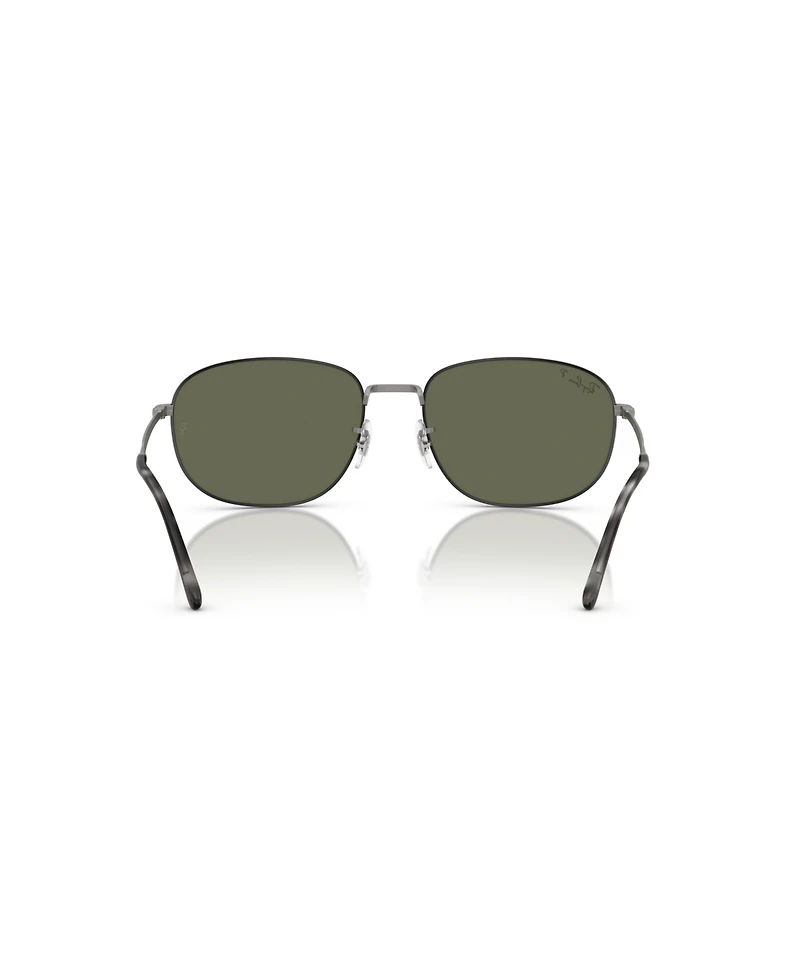 Ray-Ban Unisex Polarized Rectangle Sunglasses, RB3754