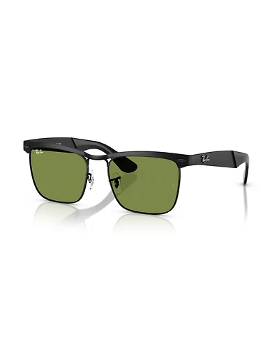 Ray-Ban Unisex Wayfarer Deluxe Square Sunglasses, RB3875