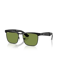 Ray-Ban Unisex Wayfarer Deluxe Square Sunglasses, RB3875