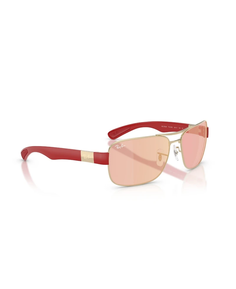 Ray-Ban Unisex Scuderia Ferrari Collection Square Sunglasses, RB3763M