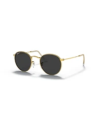 Ray-Ban Men's Polarized Round Metal Round Sunglasses, RB3447
