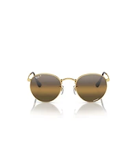 Ray-Ban Men's Polarized Round Metal Lenses Sunglasses, RB3447