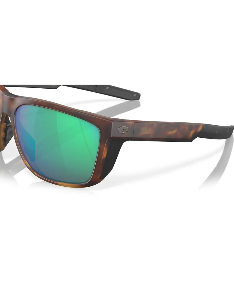 Costa Del Mar Men's Polarized Square Sunglasses, Ferg 6S9002