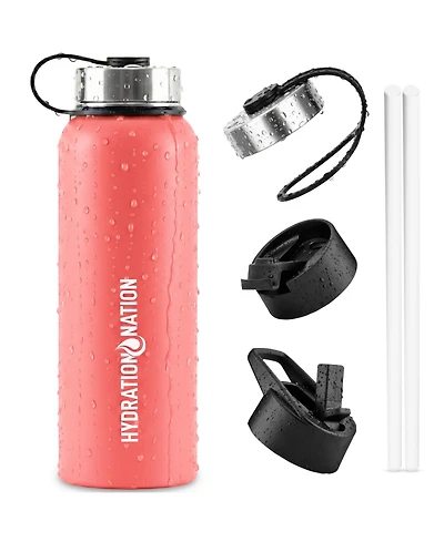 Hydration Nation Thermo Stainless Steel Vacuum Insulated Water Bottle