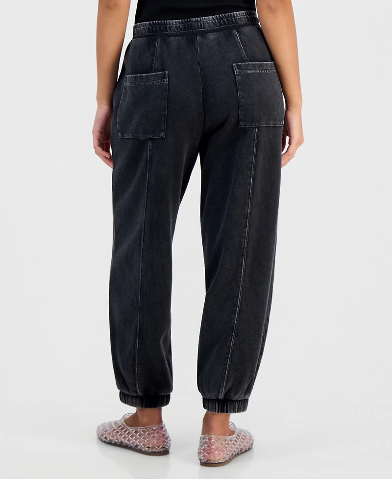 And Now This Petite French Terry Balloon-Leg Pants, Macy's Exclusive