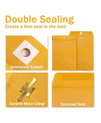 Gnuadz Clasp Envelopes Manila Paper Mailing