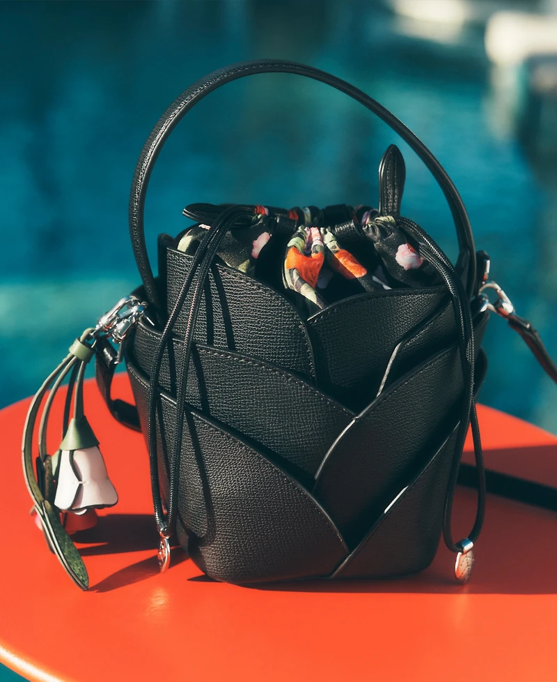 Karl Lagerfeld Paris Ikon Small Bucket Handbag