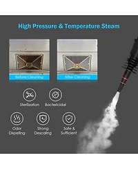 Costway Multifunction Portable Steamer Household Steam Cleaner 1050W with Attachments