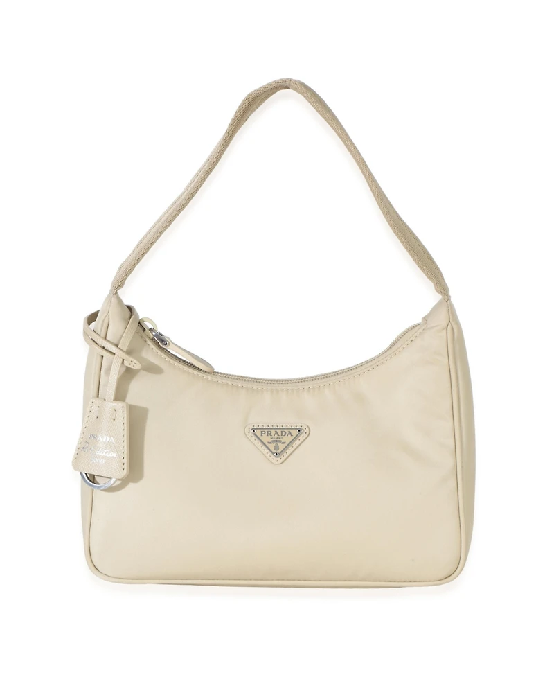 Pre-Owned Prada Beige Re-Nylon Re-Edition 2000 Mini Bag