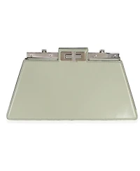 Pre-Owned Fendi Sage Patent Medium Peekaboo Cut Chain Shoulder Bag