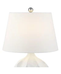 360 Lighting Dobbs 22 1/2" High Small Mid Century Modern Accent Table Lamps Set of 2 Ceramic Living Room Bedroom Nightstand