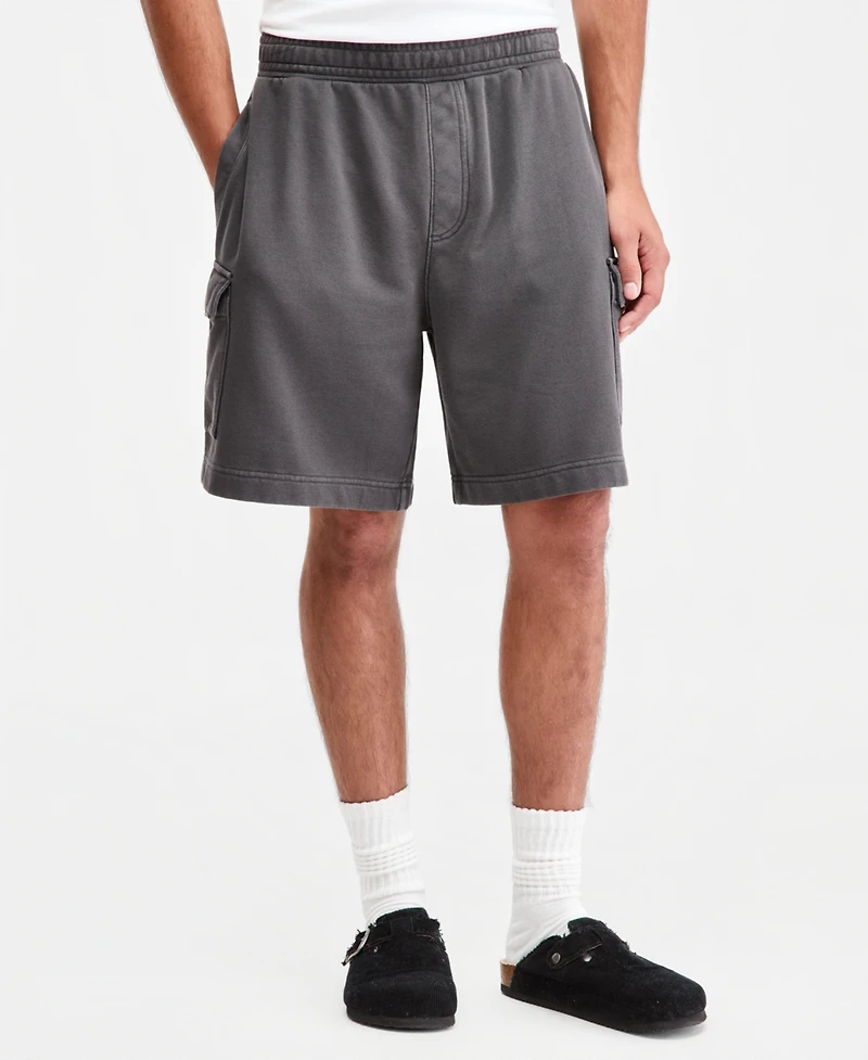 Sun + Stone Men's Utility Terry Shorts, Macy's Exclusive