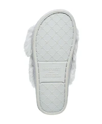 Nine West Women's X-Band Faux Fur Slippers