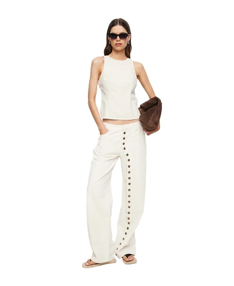 Lioness Women's Button-Front Penny Pants