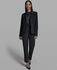 Karl Lagerfeld Women's Reverse Lapel One Button Blazer
