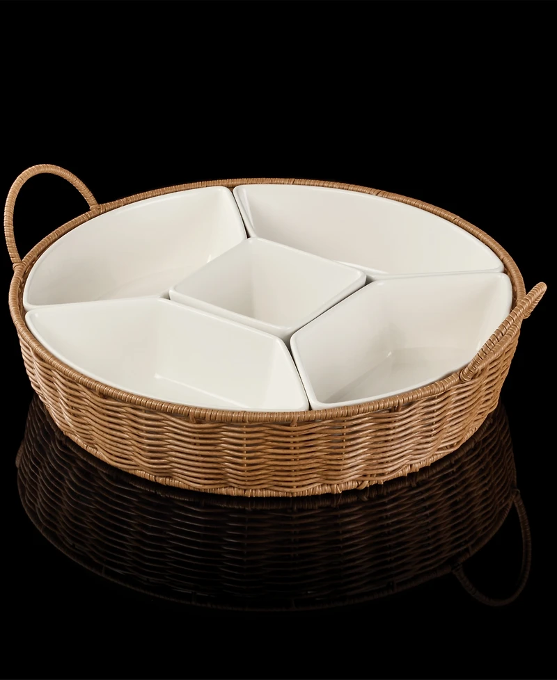 Oneida Willow & White 6-Piece Serving Set