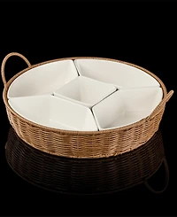 Oneida Willow & White 6-Piece Serving Set