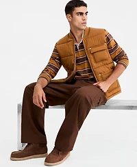 Mode of One Men's Relaxed-Fit Utility Puffer Vest, Macy's Exclusive