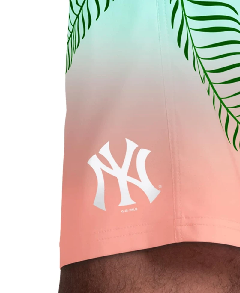 Margaritaville Men's Mint New York Yankees Sunset on the Beach Swim Shorts