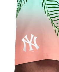 Margaritaville Men's Mint New York Yankees Sunset on the Beach Swim Shorts