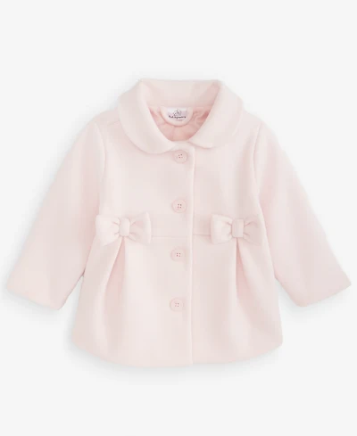 First Impressions Baby Girls Pleated Bow Peacoat, Macy's Exclusive