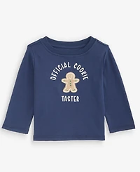 First Impressions Baby Boys' 3M-24M Mix & Match Long-Sleeve Cookie Taster T-Shirt, Macy's Exclusive