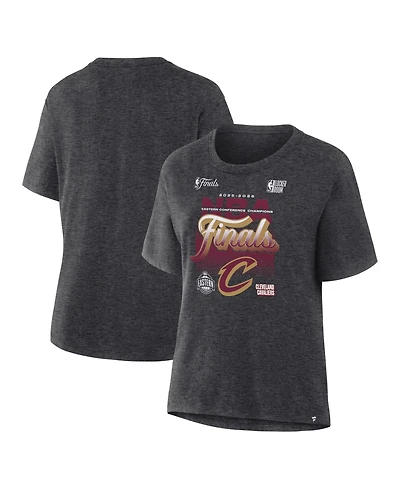 Fanatics Women's Charcoal Cleveland Cavaliers 2026 Eastern Conference Champions Locker Room T-Shirt