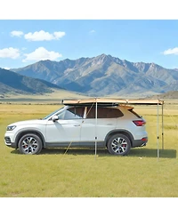 Cozito 270 Degree Vehicle Awning, 52 sq ft Driver Side Car Shelter with Carry Bag