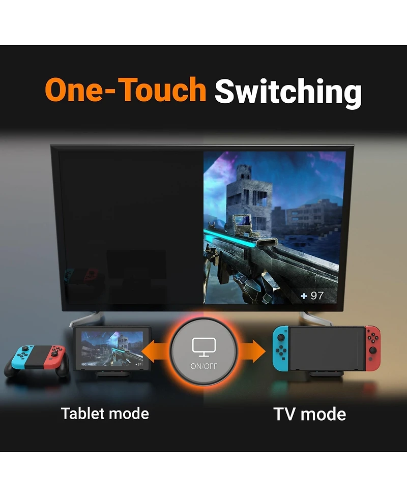 j5create Mini Docking Station for Nintendo Switch, JCD620