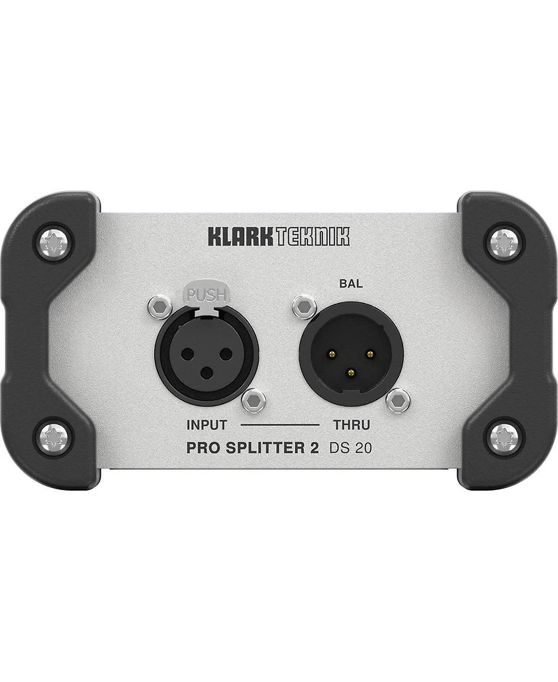 Klark Teknik Pro Splitter 2 Ds 20 Passive 1-In/2-Out Signal Splitter with Midas Transformer and Extended Dynamic Range