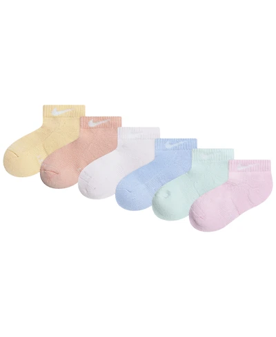 Nike Boys' and Girls' 4-7 Dri-fit Elevated Low Socks, 6-Pack