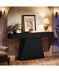 Slickblue 63" Farmhouse Console Table with Trapezoid Base