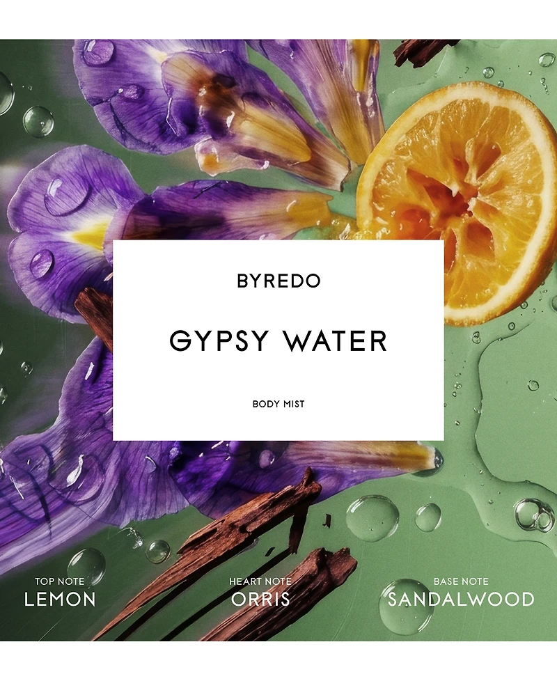 Byredo Gypsy Water Body Mist, 3.4 oz.