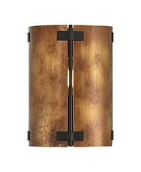 Possini Euro Design Possini Euro Julian 8 1/4"H Rustic Bronze Metal Wall Sconce Set of 2