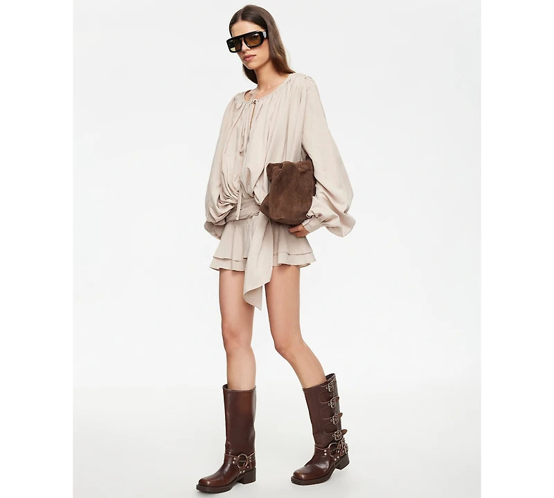 Lioness Women's Long-Sleeve Crewneck Mini Dress