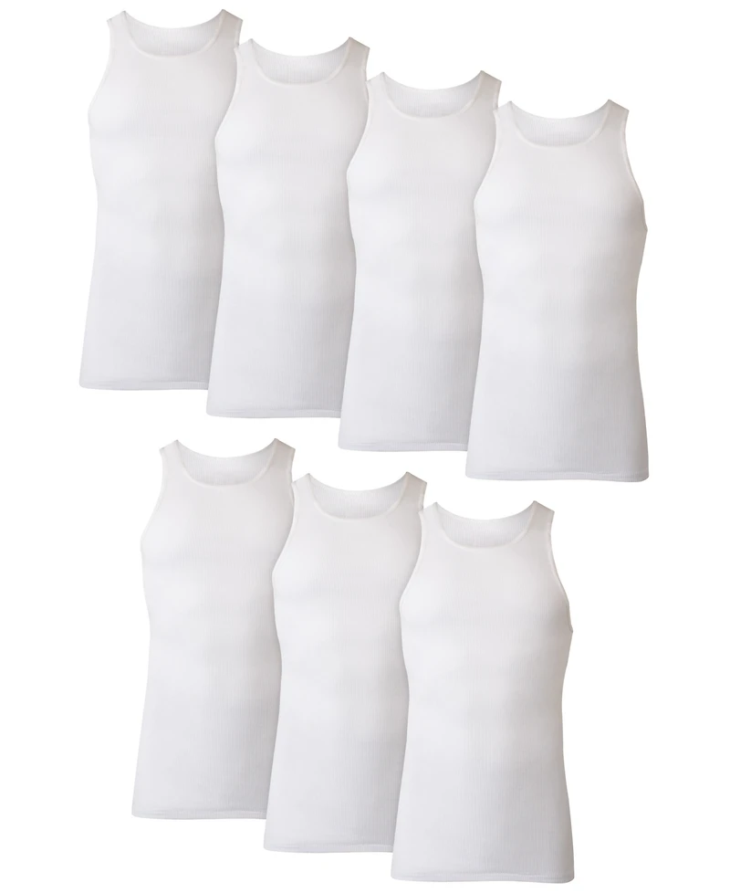 Hanes Men's Ultimate Tank Top, 6-Pack Set