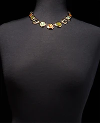 Anne Klein Stone Pebble Collar Necklace, 16" + 3" extender