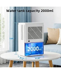 Cowsar Dehumidifier for Home with 68oz Tank, Quiet Mode