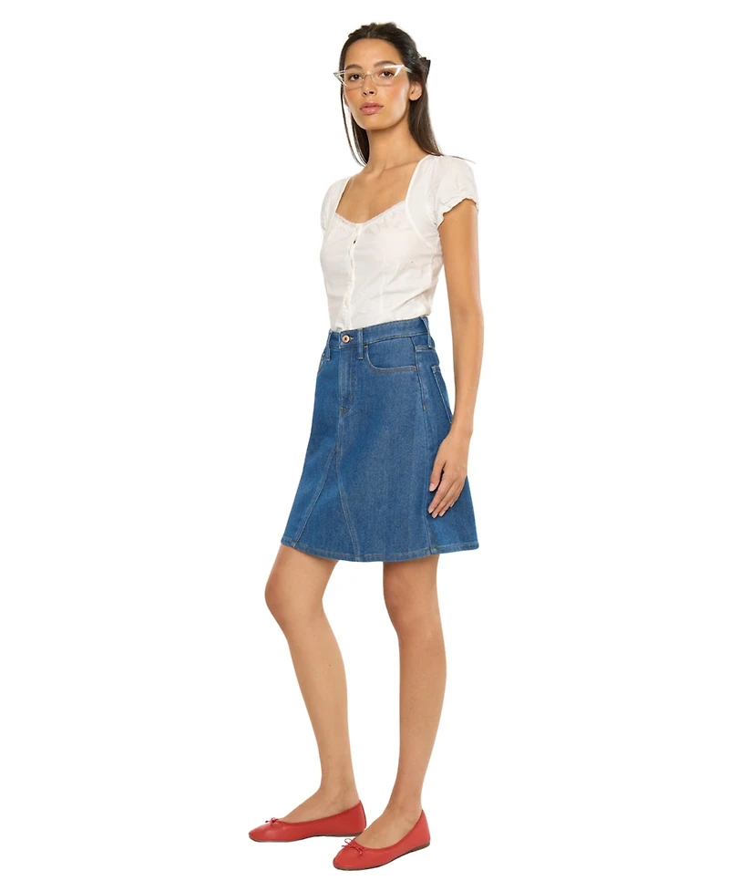 KanCan Women's Usa Trina High Rise Skirt