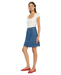 KanCan Women's Usa Trina High Rise Skirt