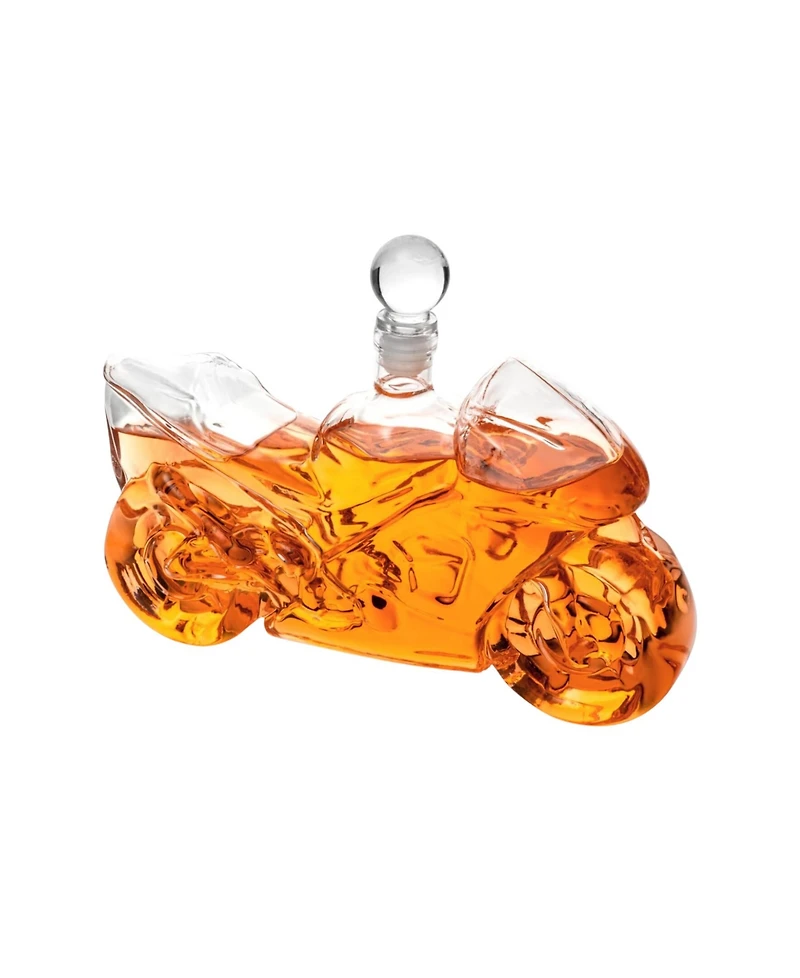 The Wine Savant Motorcycle 25 oz. Whiskey Decanter