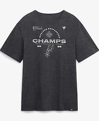 Fanatics Men's Charcoal San Antonio Spurs 2026 Western Conference Champions Roster T-Shirt