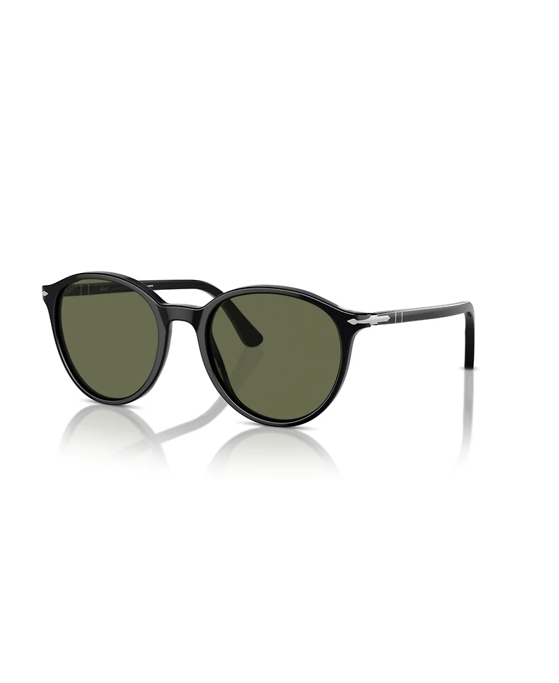 Persol Unisex Polarized Round Sunglasses, PO3350S