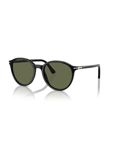 Persol Unisex Polarized Round Sunglasses, PO3350S
