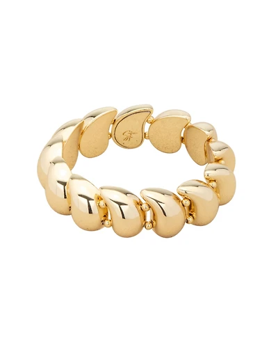 St. Moran Gold Statement Stretch Zaha Bracelet