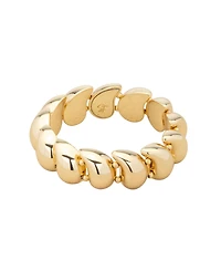 St. Moran Gold Statement Stretch Zaha Bracelet