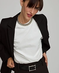St. Moran Silver Zaha Statement Necklace